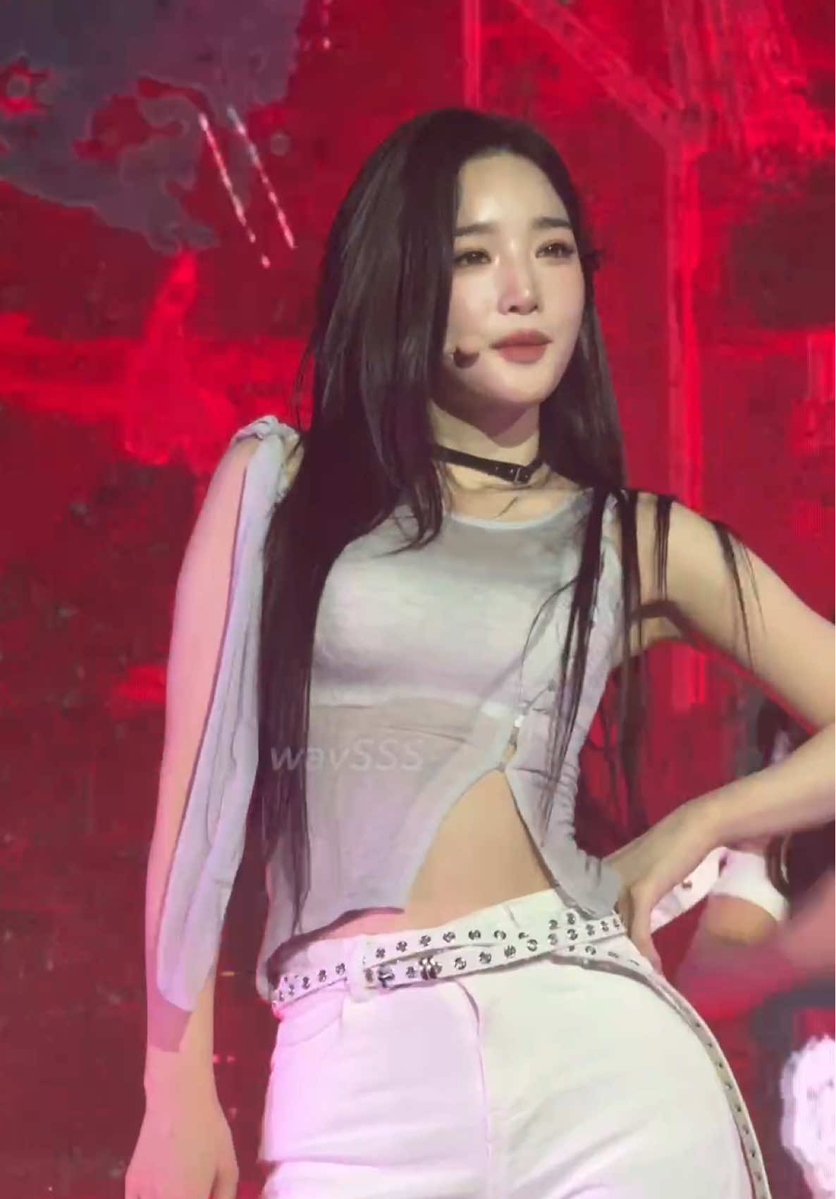 250905 tripleS alphie alpha percent in New York🗽 HIT THE FLOOR HIT THE FLOOR #tripleS #김유연 #yooyeon #kpop #fyp 