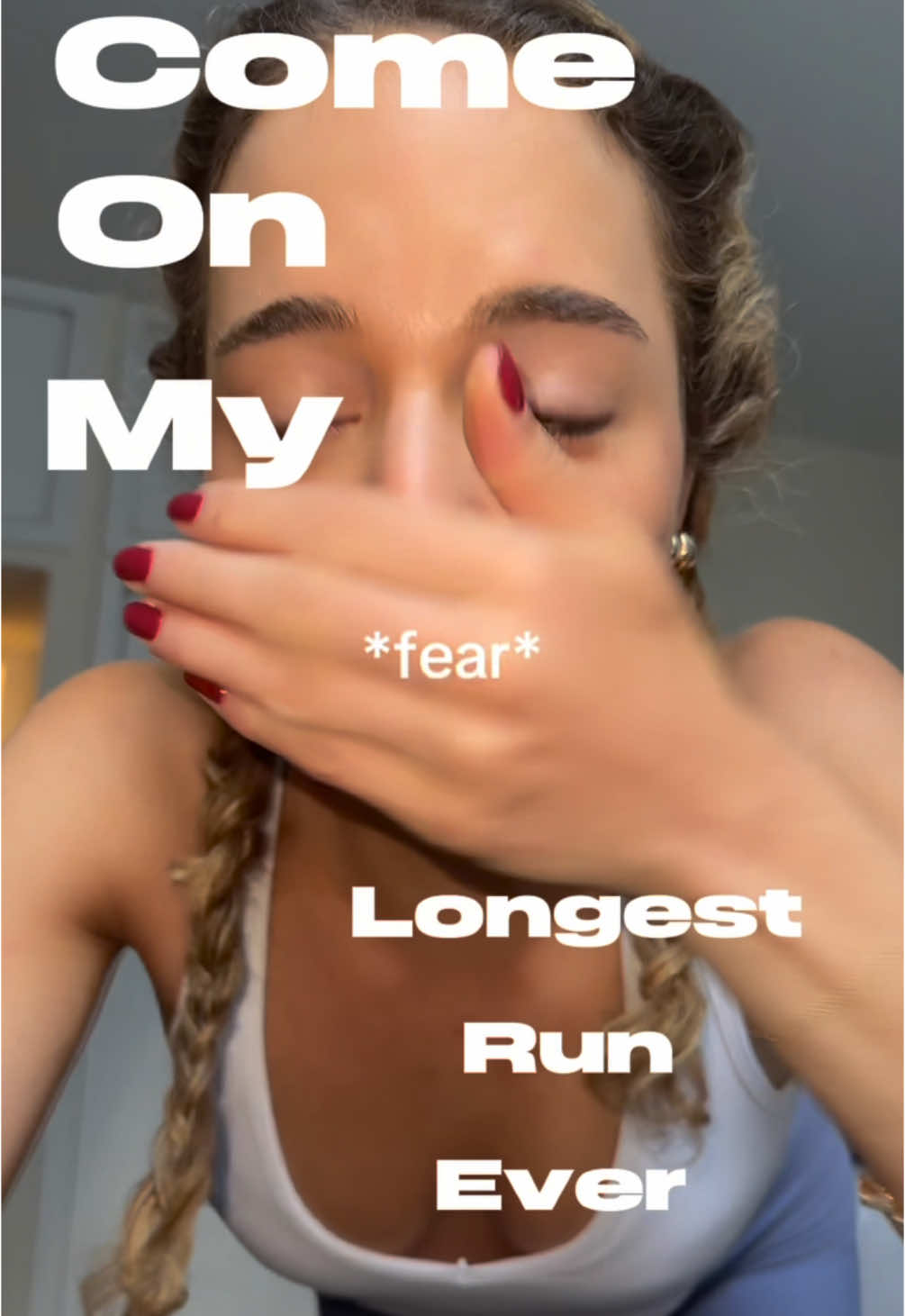 A long one for a long run!! Change your life and show up for the things you said you’d do even if they scare the crap out of you 😭🫡 and don’t wear pretty light colors on a run lol #fyp #Running #marathontraining #nycrunning #longrun #run #training #runtips 