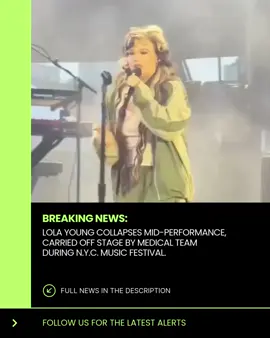 The singer suffered the medical ordeal mid-performance as she was singing “Conceited” at the All Things Go Music Festival at Forest Hills Stadium. Young was carried off-stage by medical team staff, as audience members cheered in support.  Remi Wolf later appeared onstage, where she addressed the crowd, stating, 