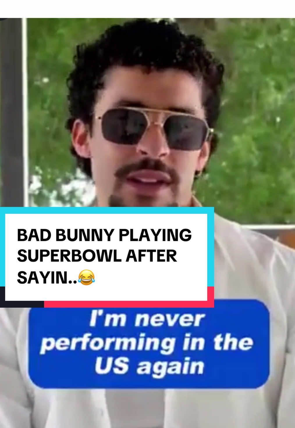 Alexa play the song ironic😂 #badbunny #SuperBowl #superbowlhallftime #ironic #foryourpage 