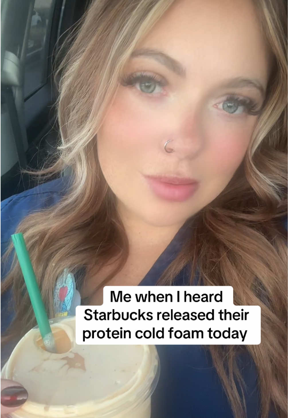 Starbucks protein cold foam #starbucks #starbucksdrinks #starbucksrecipe #starbuckshack #starbucksorder 