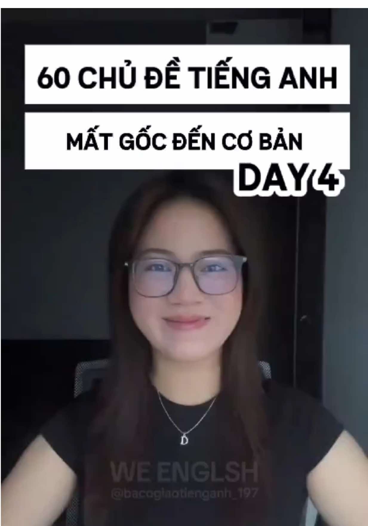 60 ngày nói 60 chủ đề tiếng Anh từ mất gốc tới cơ bản #tienganh #english #tienganhgiaotiep #luyennoitienganh #luyentienganhmoingay