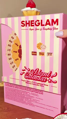New year, new advent calendar 🤩 ID: 192908759 #SHEGLAM #SHEGLAMadventcalender #SHEGLAMblackfriday #SHEGLAMhaul #fullfaceofSHEGLAM