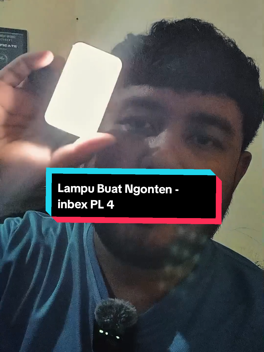 Lampu untuk ngezoom / ngonten, ga sampe gocap. Inbex PL4. #inbex #lampungontenmurah #inbexpl4 
