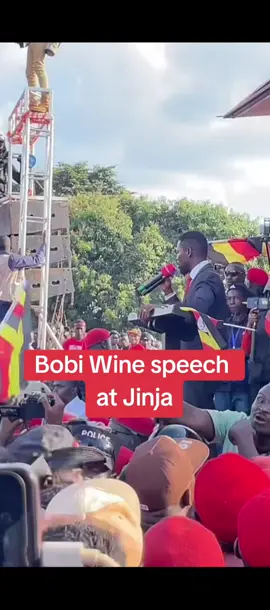 Bobi Wine speech  at Jinja #bobiwineuganda✊✊✊✊✊✊ #kyagulanyirobertssentamu #nationalunityplatform #onthisday #contentbridge247 