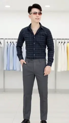 Sơ mi nam kẻ sọc – thanh lịch, trẻ trung và sang trọng, chất vải cotton mát lạnh, dễ phối đồ đi làm hay đi chơi đều nổi bật #SoMiNam #KeSoc #LichLam #SangTrong #Vy_Vy56789 