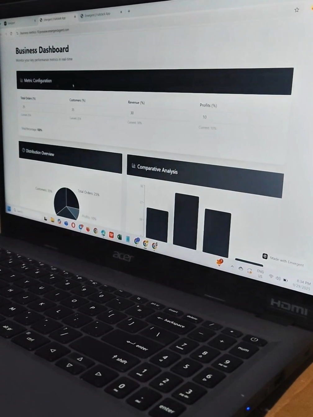 Turn your ideas into reality!✨ #Emergent #4u #AiTools #fyp #Dashboard 