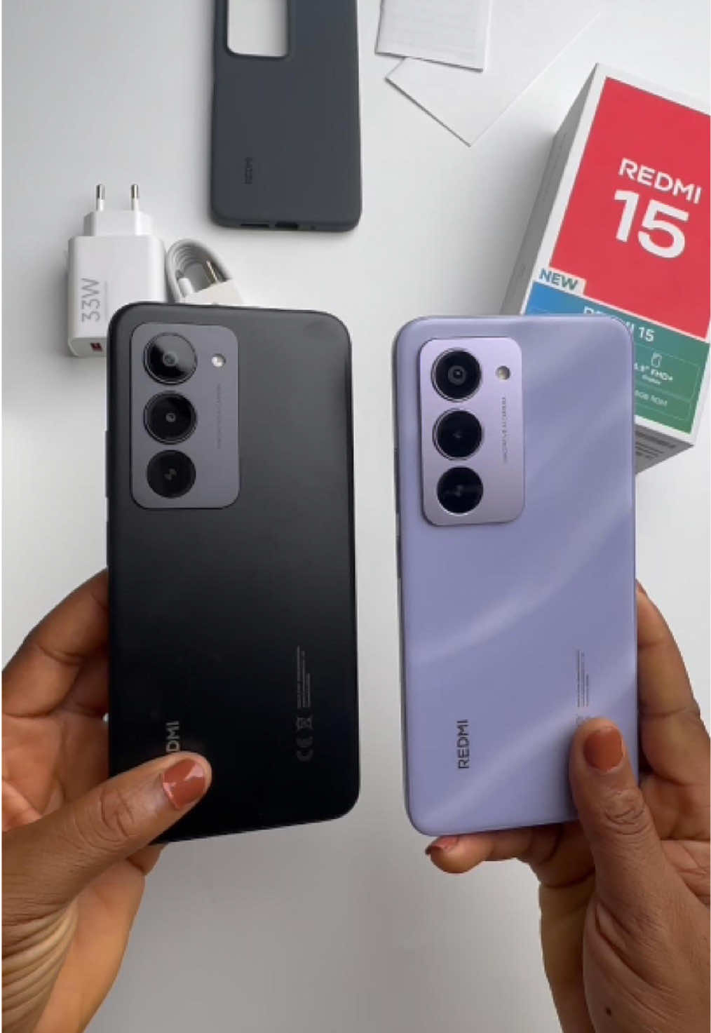 Redmi 15 Unboxing Price:TBA 6GB/8GB RAM 128GB/256GB ROM 6.9“ LCD 1080pp  display Snapdragon 685 144Hz, IP64 Side mounted fingerprint sensor  50mp rear + 8mp selfie  7000mAh , 33W  Android 15  #techtokwithdee #xiaomi #redmi15 #explore #fyp 