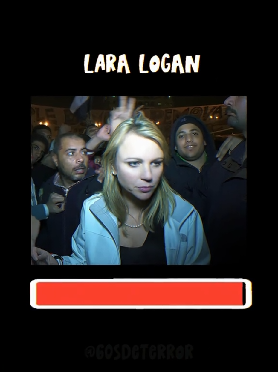 Reporter Lara Logan sexually harassed in Egypt!! 😢 #horrorstory #analoghorror #horrortok #horror #scary 