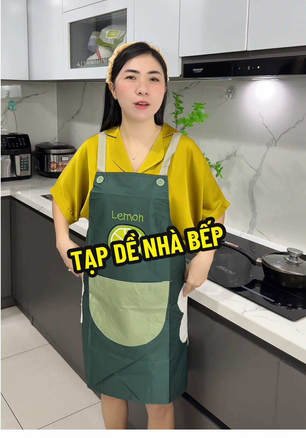 Tạp dề làm bếp xinh xinh #tapde #tapdelambep #tapdenaunuong #tiemmerio  @Tiệm Mẹ Rio  @Tiệm Mẹ Rio  @Tiệm Mẹ Rio 