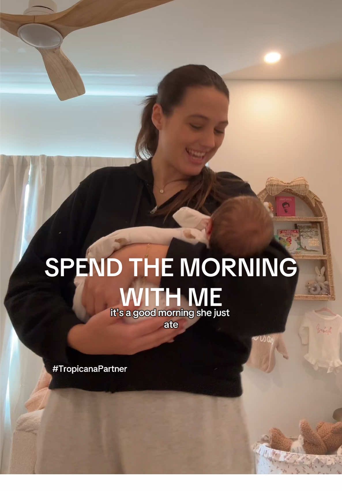 I love these mornings 🤍 @Tropicana #fyp #newborn #morningroutine #TropicanaPartner
