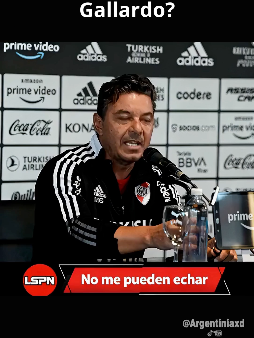 Gallardo despues de la derrota ante Riestra en el Monumental. #gallardoriver #riverplateoficial #paratiiiiii