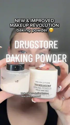 @Makeup Revolution have upgraded their Loose Baking Powder formula and the airbrush finish this create is crazy especially for £6!!  #MakeupRevolution #BakingPowder #Makeup #DrugstoreMakeup #AffordableMakeup  