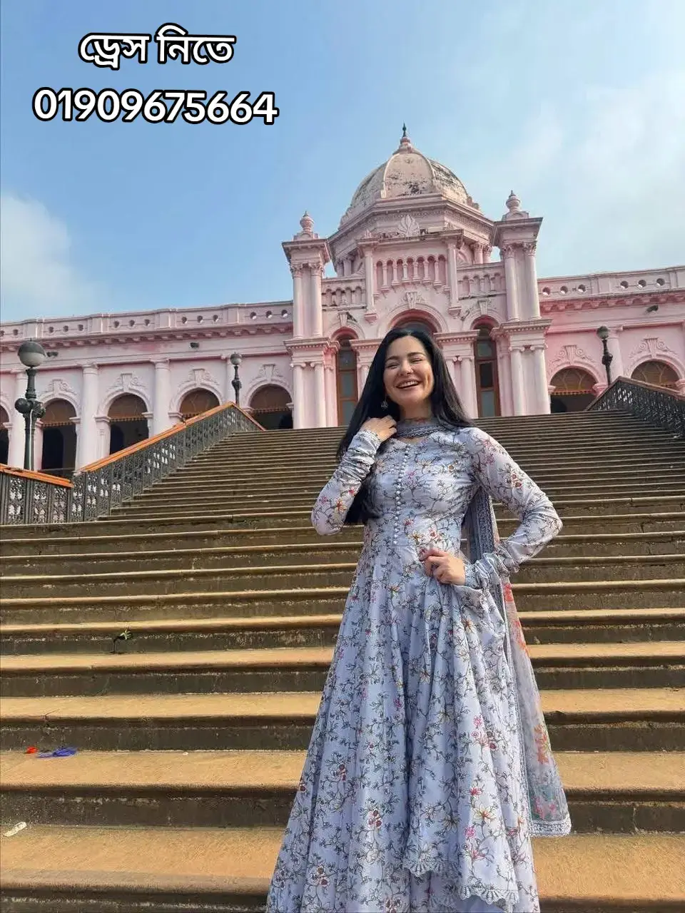 🎁হানিয়া আমিরের পড়া ড্রেসটি পেয়ে যাচ্ছেন MS Sparkle online shop  এ,🎁 👗জামা: ডুবাই সিল্ক কাপরের উপর ডিজিটাল প্রিন্ট করা। 👉জামা লং-৪৮ ইঞ্চি। 👉 বডি ফ্রি সাইজ(দুই পাশে ফিতা দেয়া থাকবে) 👉জামার ঘের-১২০ ইঞ্চি প্লাস( এবং অরিজিনাল চায়না লেইস এর কাজ থাকবে) 👉 হাতা থাকবে ২০ ইঞ্চি ফুল হাতা এবং হাতায় চায়না লেইসের কাজ থাকবে। 🩳 সেলোয়ার- ডুবাই সিল্কের উপর ডিজিটাল প্রিন্ট করা।  👉 সেলোয়ার লং-৩৯ ইঞ্চি।  🧣ওরনাঃ জরজেট কাপড়ের উপর ডিজিটাল প্রিন্ট করা এবং চায়না লেস এর কাজ করা। MS Sparkle online shop : এই ড্রেসের সুন্দর্য ঘের আর লং অবশ্যই এই দুইটা ব্যাপার খেয়াল করে ড্রেসটা ক্রয় করার অনুরোধ থাকলো।#fypシ #foryoupage #viralvideos #আল্লাহুম্মা_বারিক_লাহু❤️ #unfreezemyacount @For You @TikTok Bangladesh 