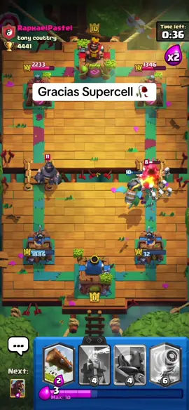 Gracias Supercell #cr #clashroyale #wifi #lag #viral 