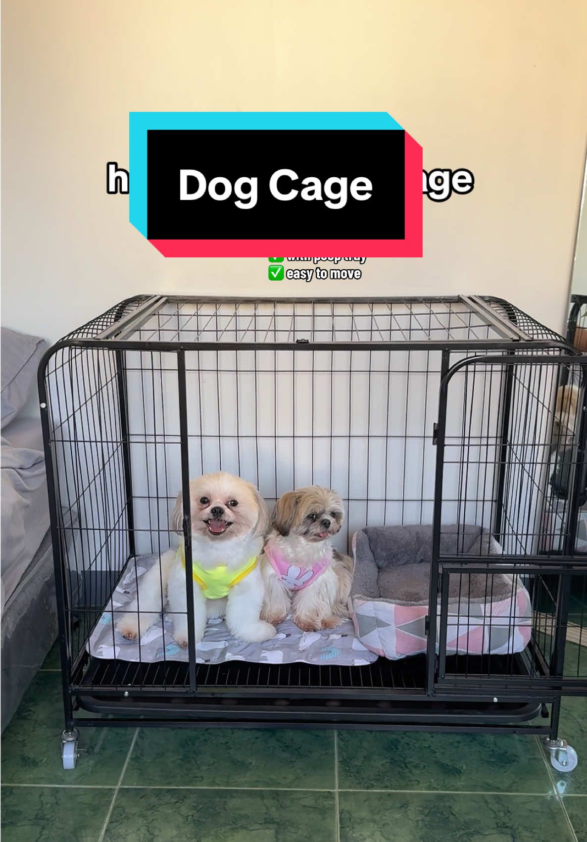 Super ganda ng quality netong dog cage tapos mura pa compare sa mall or pet shop 😩 #dogsoftiktok #petcage #dogcage #heavydutydogcage #dogpen 
