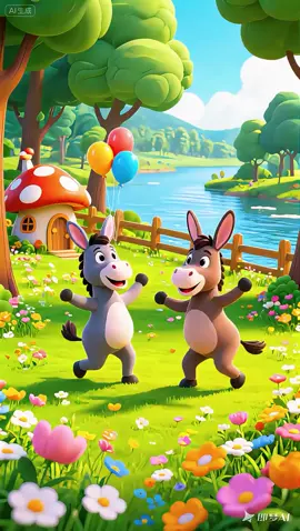 Cute animals dance #cartoonforkids #kidssong #tiktokkids #funnycartoon #funnykids 