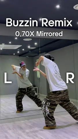Mann - Buzzin Remix Mirrored SpeedX0.70 거울모드 느린버전  . . #buzzinremix #dancechallenge #buzzinchallenge #buzzinremixchallenge #dancetutorial 