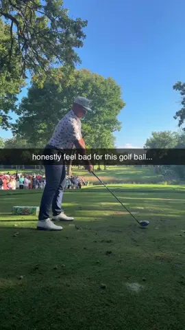 👀 @Brad Dalke pushing the limits of our Chrome Tour Triple Diamond golf balls @Good Good Golf 