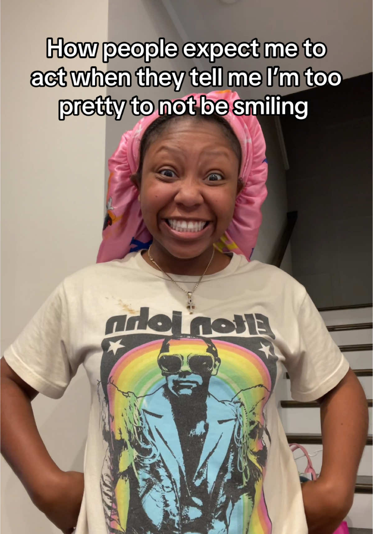 Like I’m minding my business please get out of my face saying I’m too pretty to not be smiling. 🫠🫠  #smiling #toopretty #rbf #rbfproblems #lovealwaysazaria 