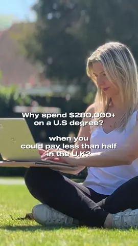 💸 Why spend $280,000+ on a U.S. bachelor’s degree when you could get your degree in the UK for a fraction of the cost? 🎓 Here’s what you need to know: ✅ Average tuition for international students: £11,000–£38,000 per year (~$13,000–$48,000 USD). ✅ Degree length: 3 years in England, Wales, and Northern Ireland; 4 years in Scotland. ✅ Cost of living: Save even more by studying in cities outside London—your rent, food, and daily expenses can be significantly lower. No Gen Eds → Go straight into your subject, so every class counts toward your degree. Global recognition → UK degrees are respected worldwide, making grad school or career paths in the U.S. and beyond possible. Adventure → Living in the UK means weekend trips to places like Paris, Rome, or Amsterdam for under $100. Application differences → One application, no SAT/ACT, no essays about “finding yourself.” It’s all about your chosen subject. ✨ Bottom line: You’ll graduate sooner, pay less, and experience more—all while earning a globally recognized degree. 📌 Save this post so you can compare costs when you’re mapping out your college options. 👉 Want the full breakdown? Comment “UK” and I’ll send you my free guide to studying in the UK. #studyabroaduk #studyabroad #studyintheuk #internationalstudents #ukuniversities 