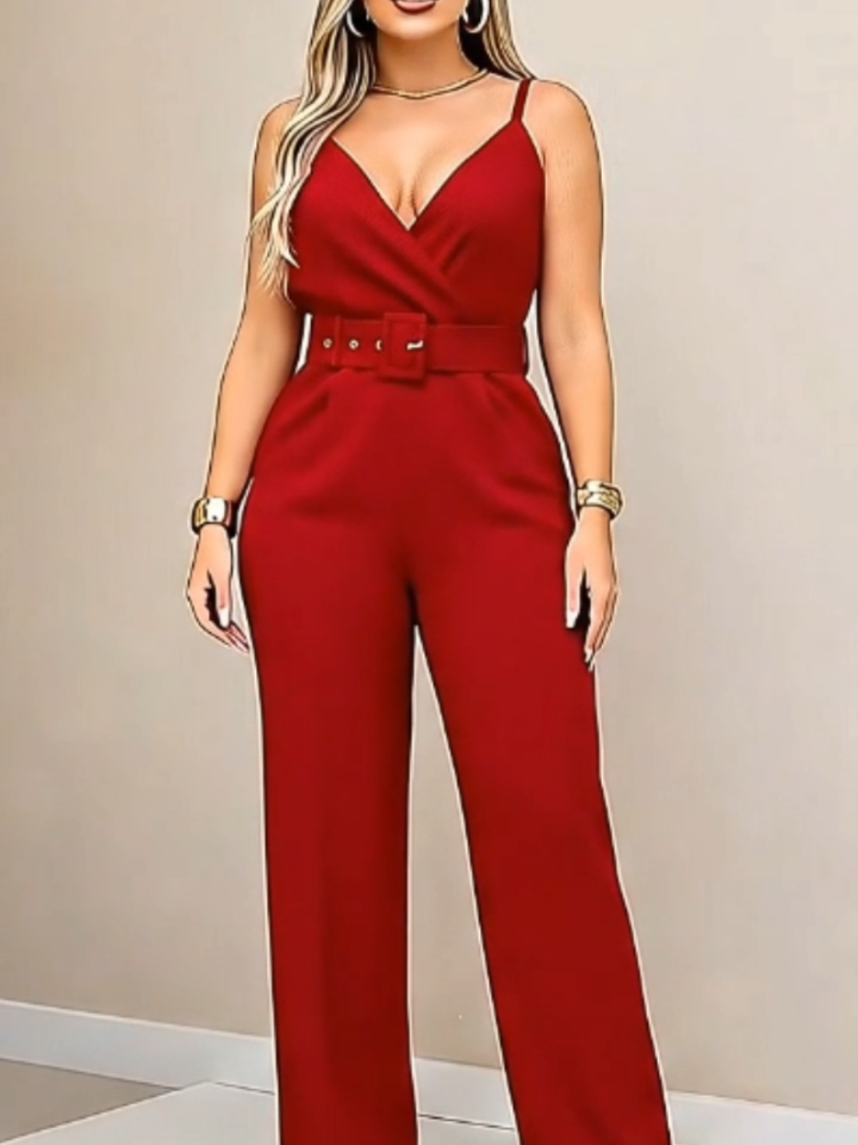 🌟 Macacão feminino longo que é puro charme e sofisticação! Com caimento impecável e design que valoriza, ele é ideal pra quem ama se vestir com elegância e atitude. Já disponível no TikTok Shop! #pantalona #conjuntofeminino #macacão #vestido 