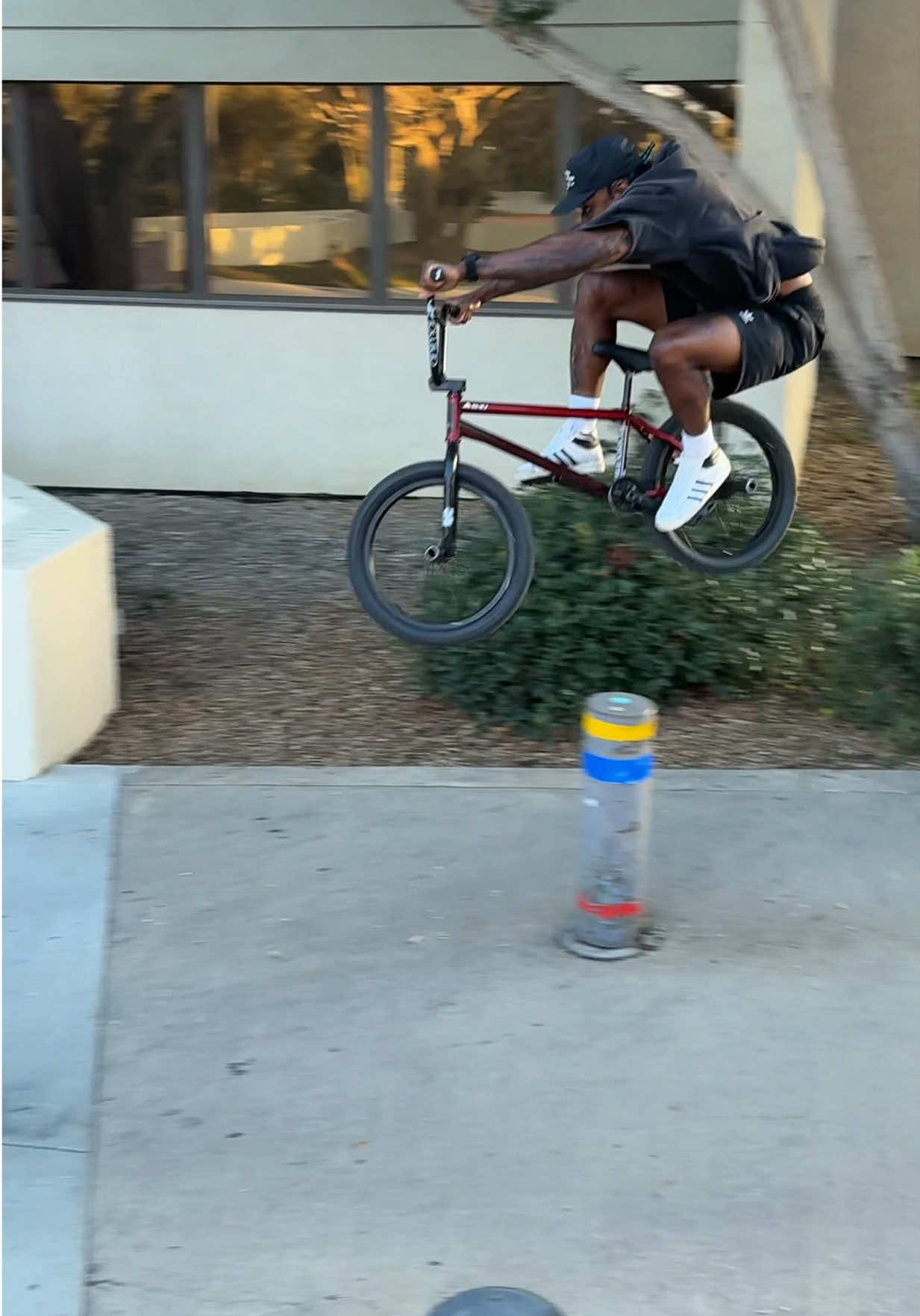 Post hop…  #bike #bmx #sunset 