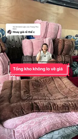 Trả lời @Trang Thu Đàm Tổng kho không lo về giá nhé em ơi. Chăn lông thỏ nặng gần 4kg 2m2x2m #nhacuadoisong #quyendangvn #chanlongtho #chanlongthocaocap #chanlongtho4kg 