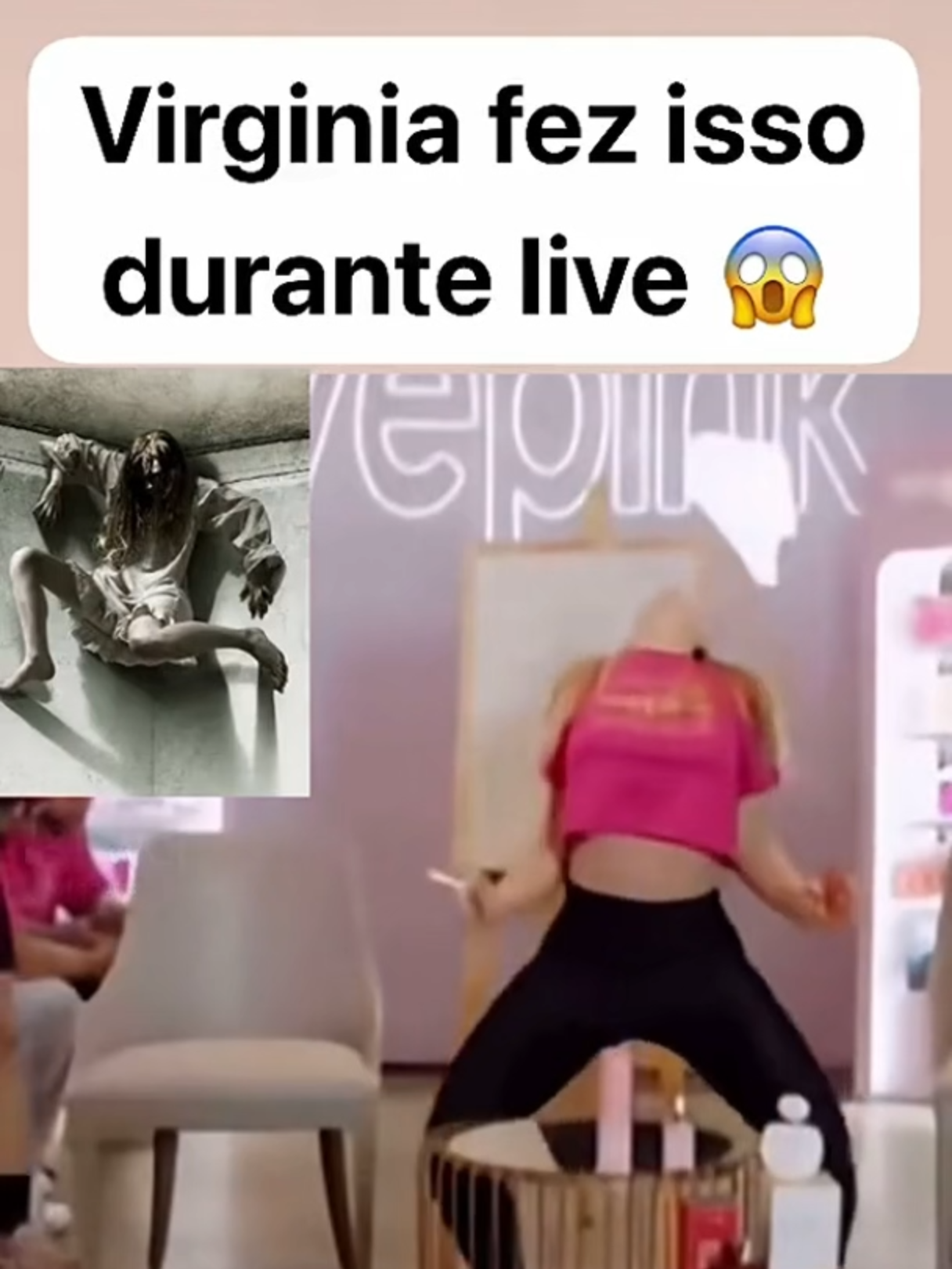 😱 VIRGÍNIA FONSECA POSSUÍDA? 👀 Em um momento que chamou atenção, a influenciadora aparece dando sinais estranhos, levantando suspeitas de uma possível manifestação espiritual… 🧩 Mas não para por aí: no escritório da We Pink, um detalhe não passou despercebido — o piso com referência ocultas.Coincidência ou mensagem oculta? 🔥 Quando símbolos e manifestações espirituais se encontram, será que estamos diante de algo muito maior acontecendo nos bastidores? 💡 E você, acredita que isso foi apenas cena comum… ou um sinal de algo mais profundo? Comenta aqui sua opinião! 👇 #thiagolimaoficial #thiagolimadesperte #wepink #wepinkvirginia