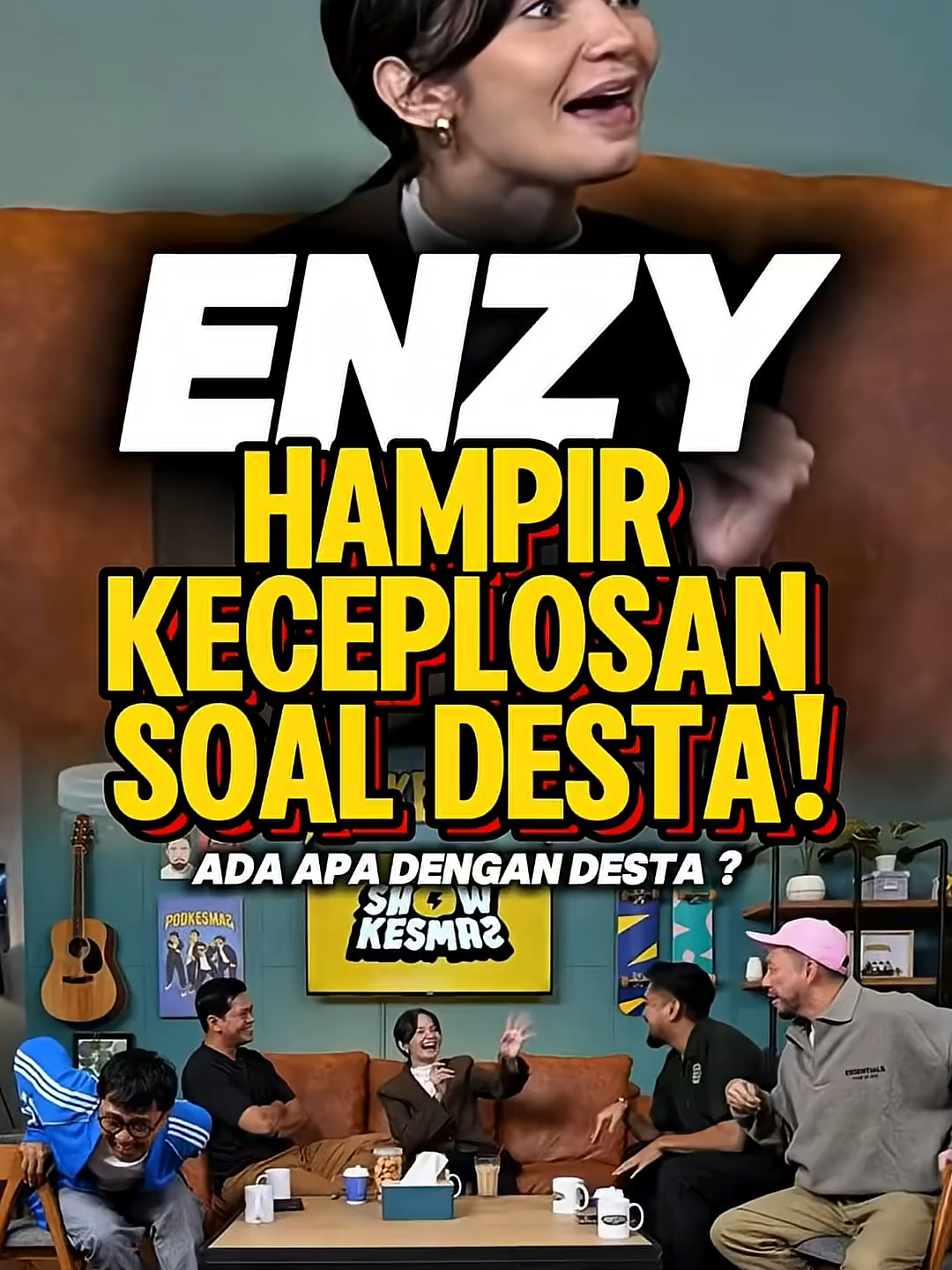 Enzy hampir keceplosan saol Desta dong‼️😭 #desta #enzystoria #suryainsomnia #podcast #trending #fyp