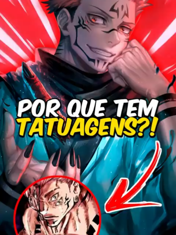 Porque Sukuna tem tantas tatuagens?! #anime #sukuna #jjk