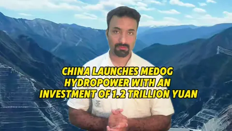 China Launches Medog Hydropower with an investment of 1.2 trillion yuan  #China #Tibet #Hydropower #Energy #Megaproject #Medog #YarlungTsangpo #CleanEnergy #Infrastructure #Geopolitics