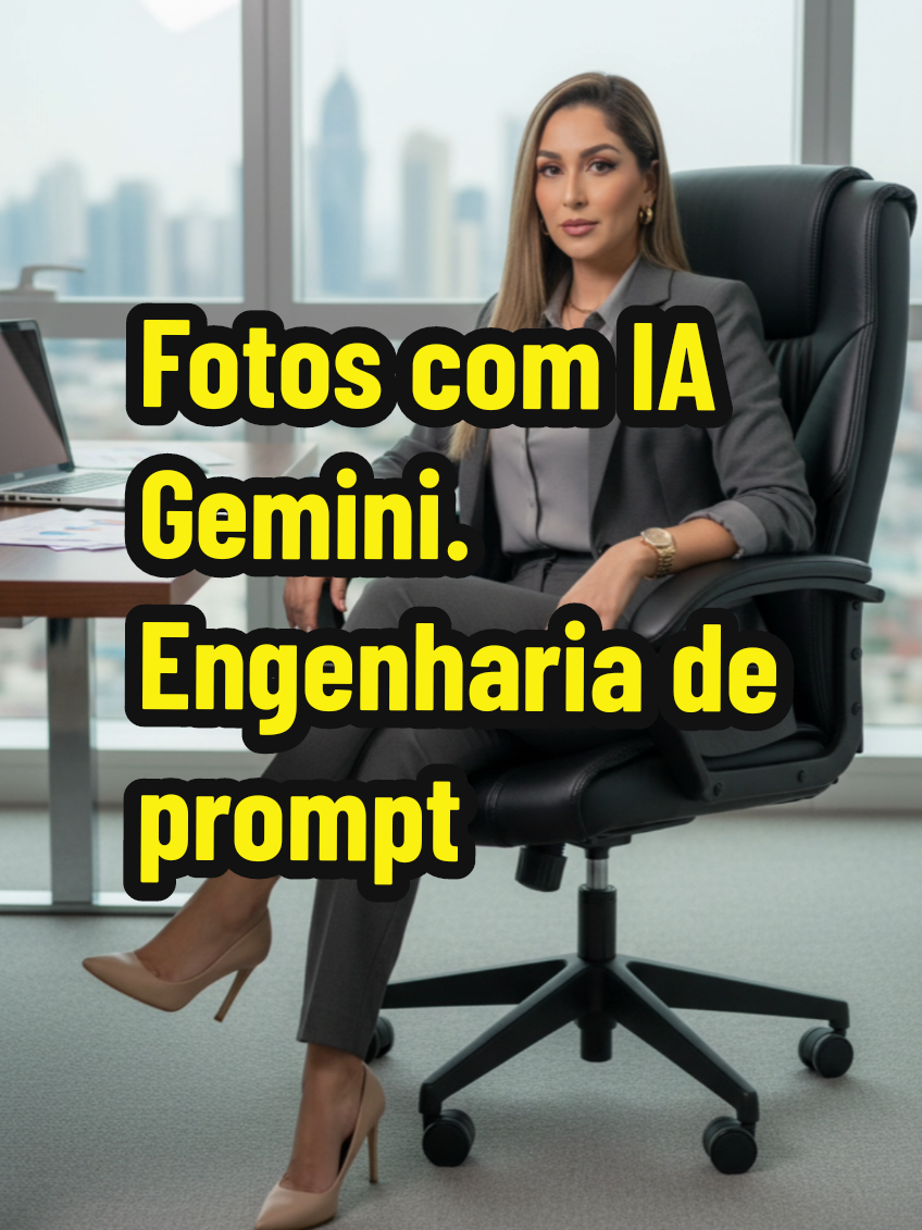 Gerar imagem de uma especialista em [sua profissão] para um editorial. Roupas de acordo com a profissão em cores neutras. Os traços do rosto, cabelo e corpo devem ser 100% fiéis.  #CapCut #gemini #ideiasdefotos #inteligenciaartificial 
