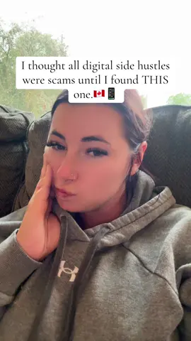 When I started, YES! I was so scared but I would rather be scared and make that change then be comfortable and keep struggling living paycheque to paycheque. #DigitalMarketing #digitalincome #canadianmomsoftiktok #sidehustle #ForYouPage 
