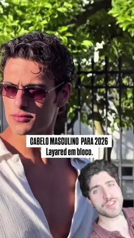 LAYERED em blocos é uma boa tendência para 2026 para você que busca um visual mais elegante.  Claro que nao e para todo mundo mas uma excelente opção para texturas de cabelo mais abertas. Salve ou envia para seu barbeiro. Conheça minha consultoria de visagismo online, link na bio .
