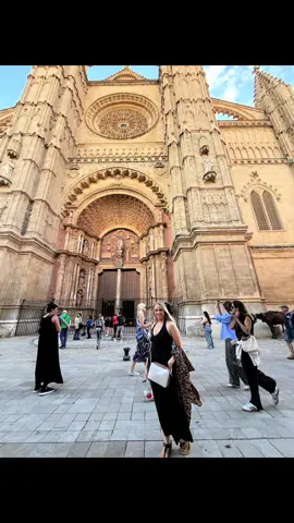 From cobblestone streets to Gothic dreams… Mallorca, you have my heart ❤️⛪️ #M#MallorcaMagicT#TravelWithCarleeC#CathedralViewsS#SpainAdventuresWanderlustVibes
