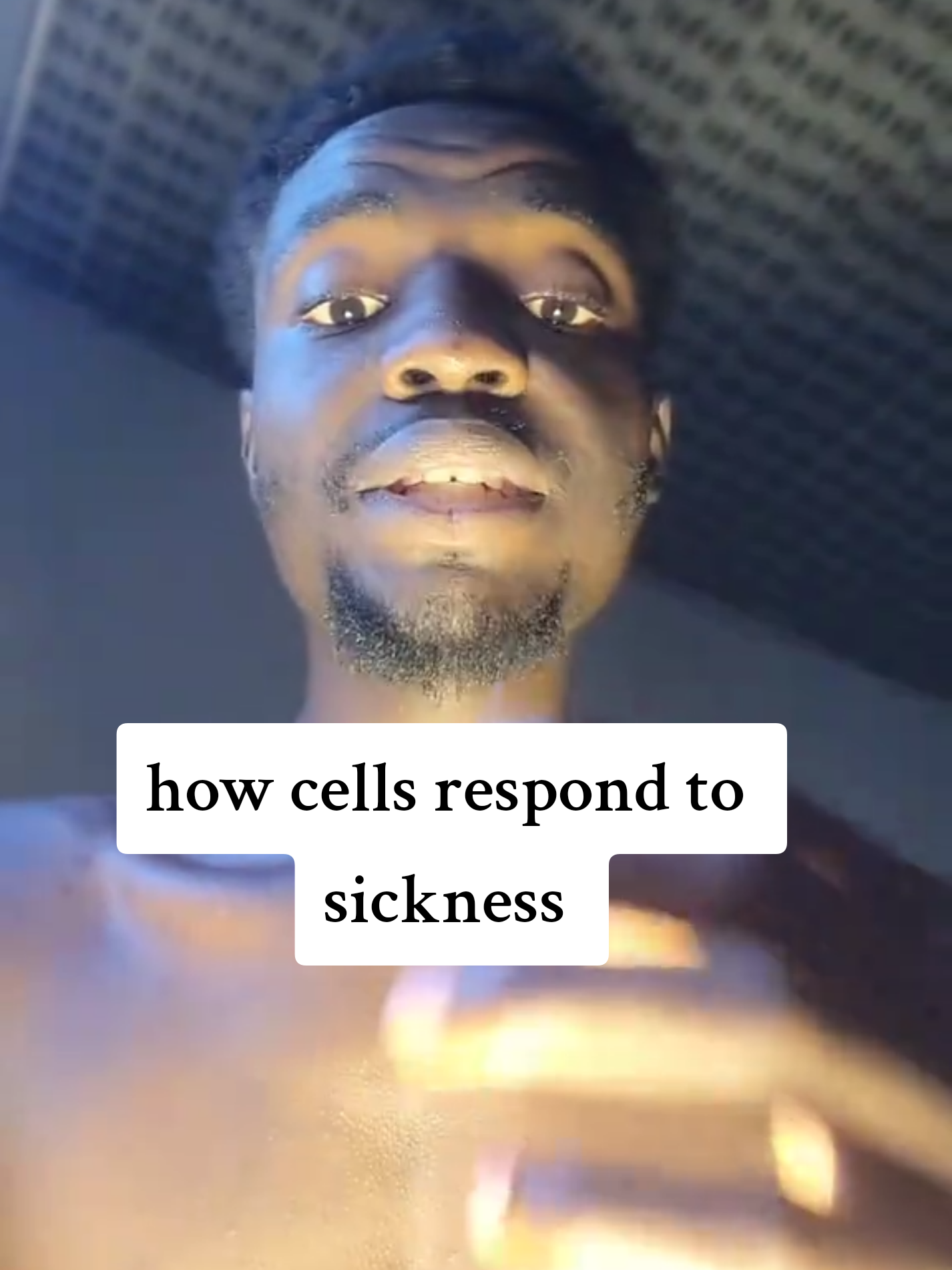 how cells respond to sickness 😷  #CellularResponse #Sickness #ImmuneSystem #Health #Biologyq