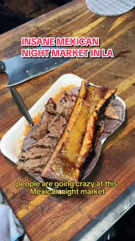 Bone marrow tacos, chorizo pizzas, and so much more at this insane Mexican night market! Tuesdays & Wednesdays from 6pm-12am. Free parking and admission! 📍: Los Feliz Night Market | 3013 Los Feliz Blvd, Los Angeles, CA 90039 👉🏻: @losfeliznightmarket