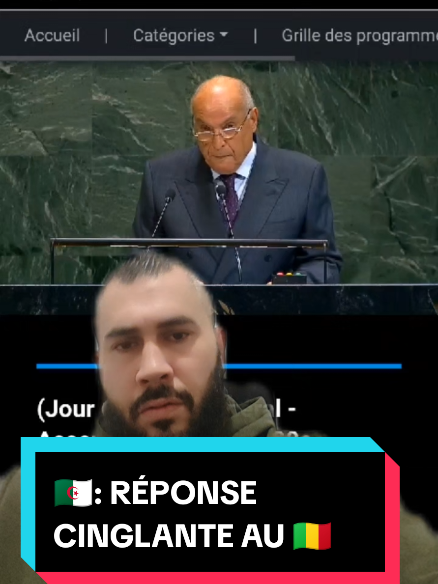 RÉPONSE CINGLANTE DE L'ALGÉRIE AUX ATTAQUES RIDICULES D'ASSIMI GOITA  ☢️🛑⚡#algerie #الجزائر #algeria #MALI #aes 