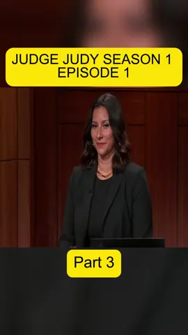 JUDGE JUDY SEASON 1 EPISODE 1 P3 #judge #judy #fyp #tiktok 