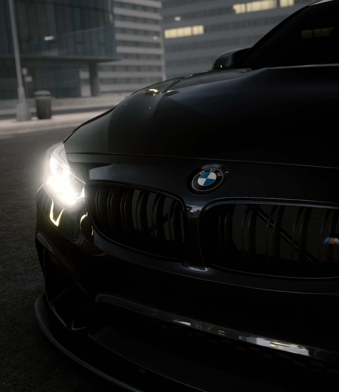 Masterpiece… 🖤 BMW M4 F82 🥶 No motion blur in this video… what do you guys think about it ?! #fyp #m4 #f82 #caredit #bimmer 