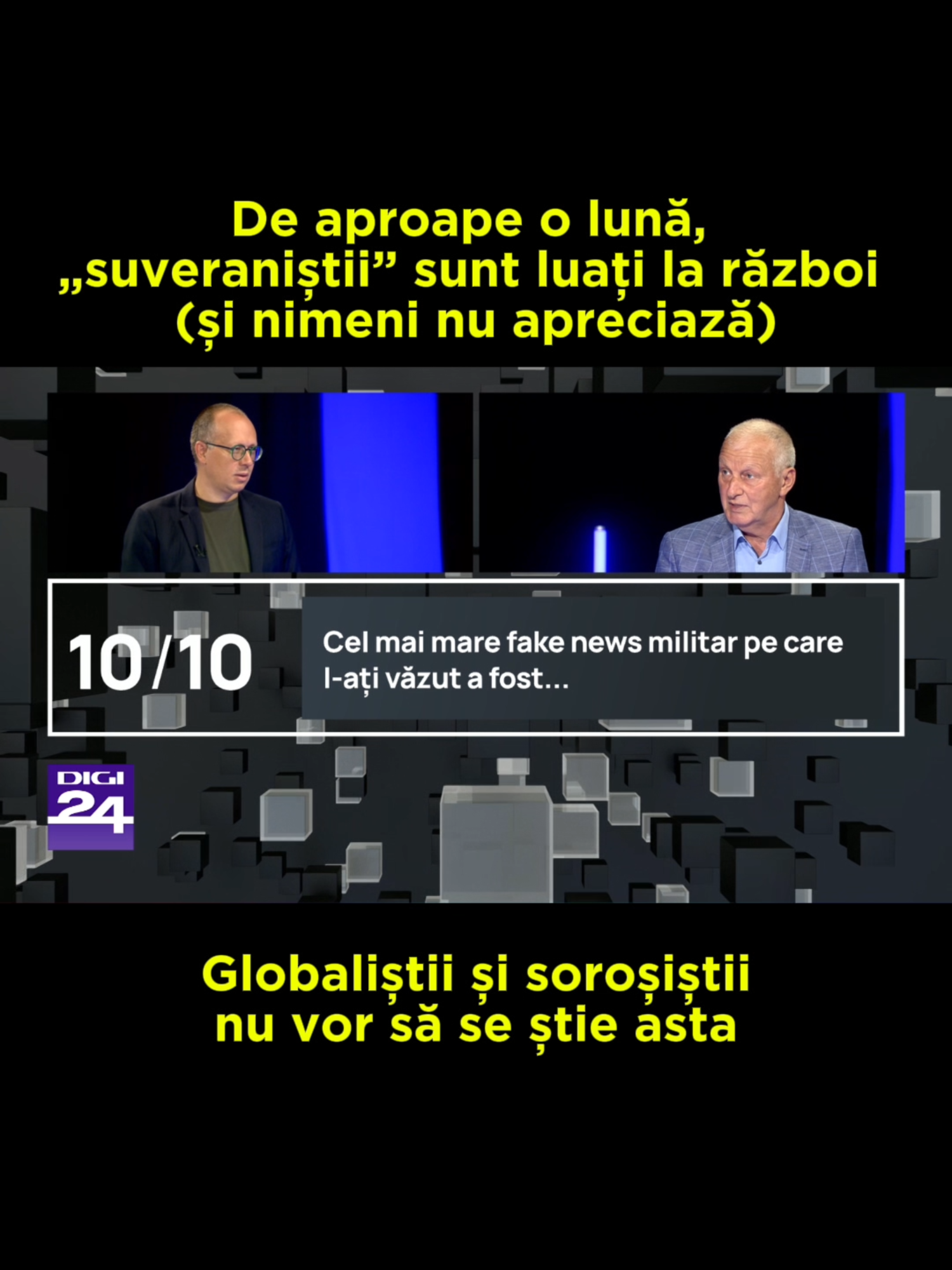 Un general al Armatei române râde de vitejii de pe TikTok. Gen. Virgil Bălăceanu, la testul „În fața ta” #fyp #foryoupagе #înfațata #digi24 #television #florinnegrutiu