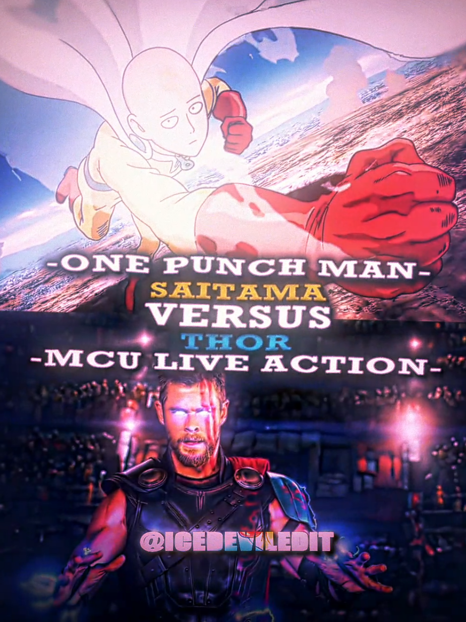 thor vs saitama #edit #anime #marvel #fyp #aftereffects 