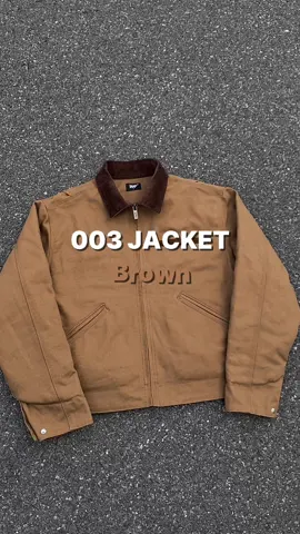 003 JACKET BROWN phối cổ nâu lủng size L sau 2 ngày mở bán 🔥 #imperfect #003jacket #jacket 