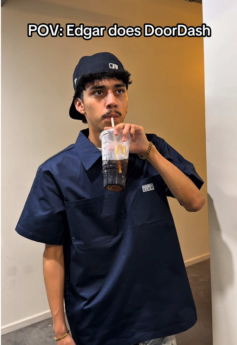 Don’t get Edgar’s to do DoorDash 🙄 @SUPEReeeGO #fyp #kickbackcrew #skits #edgar #doordash 