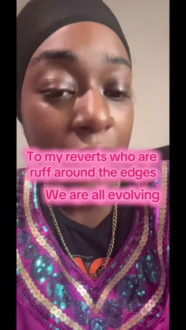 As much as i could allow anyone to make me feel less than for who i an RIGHT NOW why? Im so much better than i used to be. Ive grown so much and im aware i still have so much more learning to do. Im forever grateful for Allahs guidance and continue to pray i evolve more and more. But baybe know im not all the way there yet, know i have my struggles and one wrong move might make me relapse into that mindset. This is an everyday journey a lot of women arent willing to be real about or show. But ima keep being me and growing into what i will be, may who ever love me for it love me and i love you in return. #muslimrevert  #revert #revertmuslim #muslimahtiktok #muslimah 