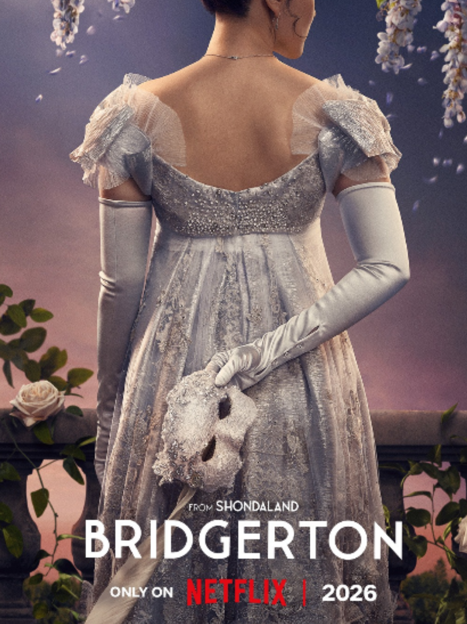 Tenemos el primer poster oficial de la cuarta temporada de Bridgerton, con Sophie de espaldas y es absolutamente cine🚬 #bridgertonnetflix #bridgerton #shondalandbridgerton #benedictbridgerton #sophiebaek 