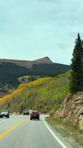 Driving from Silverton to Durango, Colorado #fallcolors🍁🍂 #roadtrip #colorado #milliondollarhighway🛣️🏔️ @Visit Colorado 