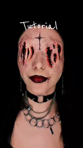 Tutorial make creepy 👹 #makeartistica #halloweenmakeup 