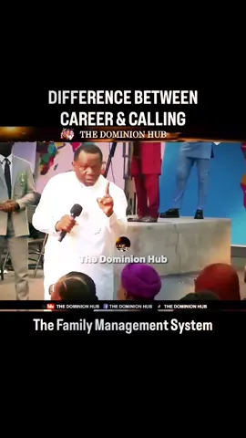 DIFFERENCE BETWEEN CAREER & CALLING | Dr. David Ogbueli #pastordavidogbueli #jesus #family #video #fyp 